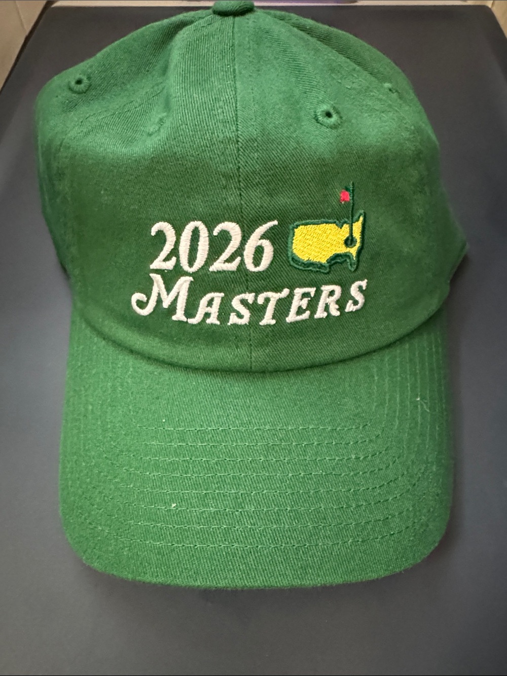 2026 Masters Green Embroidered Golf Cap